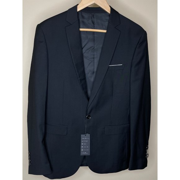 NWT Jearey Men's Slim Fit One Button Blazer - Picture 2 of 16